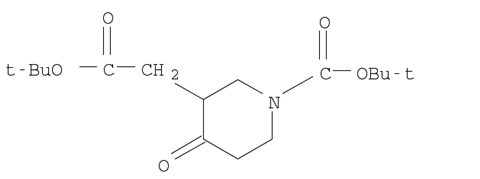 tert-butyl 3-(2-tert-butoxy-2-oxoethyl)-4-oxopiperidine-1-carboxylate manufacture